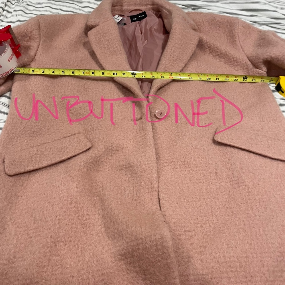 Express Wool Blend Car Coat XL NWT - Picture 13 of 16